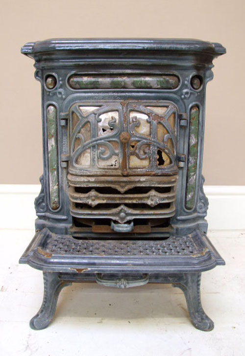 Old French Enamel Stove